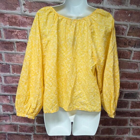 Sunburst Vibesββ Universal Thread Cotton Pullover Top (Small) - Picture 6 of 6